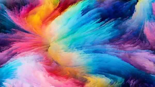 Колір Серії Русі Тло Візерунка Flowing Paint Тему Дизайну Творчості — стокове фото