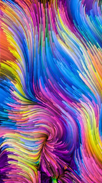 Serie Color Movimiento Disposición Creativa Patrón Pintura Líquida Para Tema — Foto de Stock