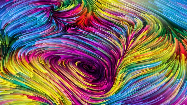 Serie Color Movimiento Disposición Creativa Patrón Pintura Líquida Para Tema — Foto de Stock