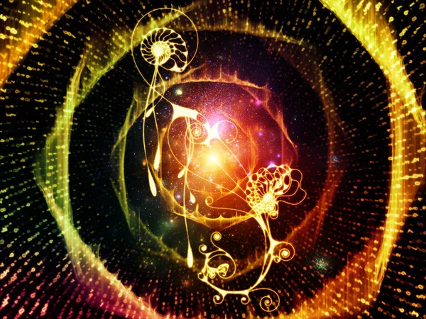 Numbers serisinin dizaynı. Bilim, bilgi teknolojisi ve matematik konularındaki rakamların ve soyut elementlerin etkileşimi