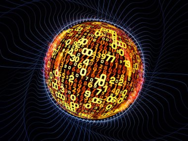 Numara dünya serisi. Bilim, eğitim ve modern teknoloji basamak ve fraktal öğeleri için zemin tasarımı çalışır