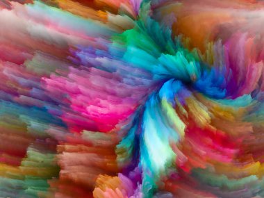 Doku serisi renk. Dinamik arka planlar ve boyutlu arka planında konuda dijital boya ve fraktal bulutlar soyut tasarım yapılmış