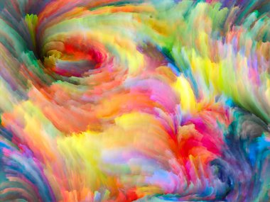 Doku serisi renk. Dinamik arka planlar ve boyutlu arka planında konuda dijital boya ve fraktal bulutlar soyut tasarım yapılmış