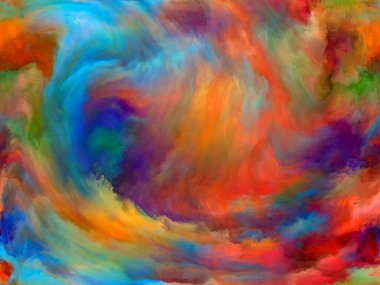 Soyut renk serisi. Kompozisyon sanat, yaratıcılık ve hayal gücü projeler için fon olarak hizmet etmek için hareket tuval üzerine renkli boya