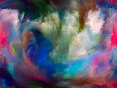 Soyut renk serisi. Kompozisyon sanat, yaratıcılık ve hayal gücü projeler için fon olarak hizmet etmek için hareket tuval üzerine renkli boya