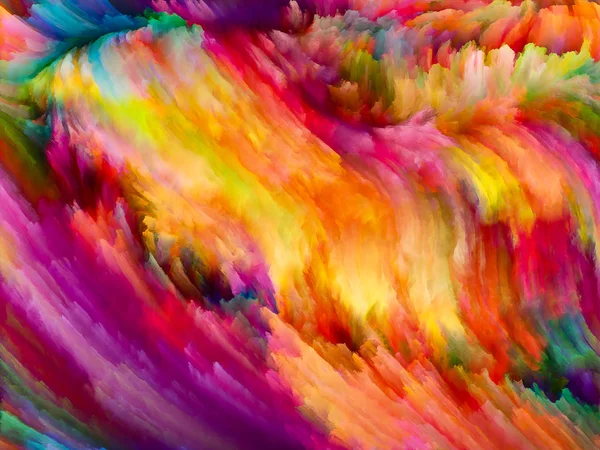 Doku serisi renk. Dijital boya ve fraktal bulutların üstünde dinamik arka planlar ve boyutlu arka arka plan tasarımı