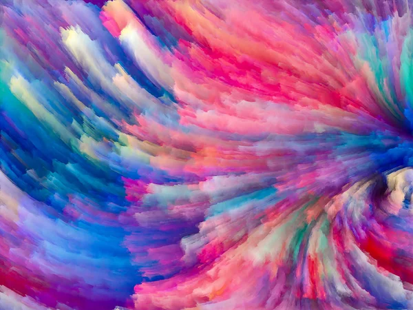 Color Texture Series Background Design Digital Paint Fractal Clouds Subject — Stock Photo, Image