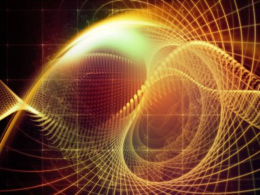 Teknoloji alanı serisi. Tasarım projeleri için fon olarak hizmet etmek için dalgalar, Izgaralar ve ışıklar yapılmış teknoloji, bilim ve bilgisayar bilgi dünyası ile ilgili