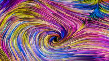 Hareket içinde renk serisi. Akan boya desen tasarım, yaratıcılık ve hayal gücü ekranlar ve mobil cihazlar için duvar kağıdı olarak kullanmak için bu konuda düzenleme