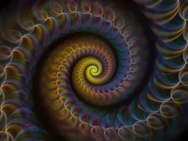 Sarmal geometri serisi. İplik girdap matematik, geometri ve bilim konusunda fraktal unsurların etkileşimi