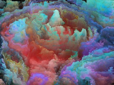 Doku serisi renk. Arka plan boya ve fraktal dijital bulutlar dinamik arka planlar ve boyutlu arka planında projelerde kullanılmak üzere yapılmış