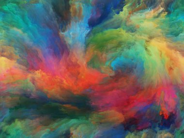 Soyut Arkaplan serisi. Sanat, yaratıcılık ve hayal gücü konularındaki tasarımınızı tamamlamak için renk arkaplanı ve tuval üzerinde hareket