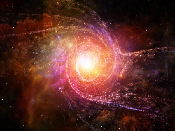 Elementos Série Cosmos Design Abstrato Feito Espaço Estrelas Sobre Tema — Fotografia de Stock