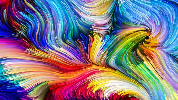 Колір Серії Русі Творче Розташування Візерунка Flowing Paint Предмету Дизайну — стокове фото