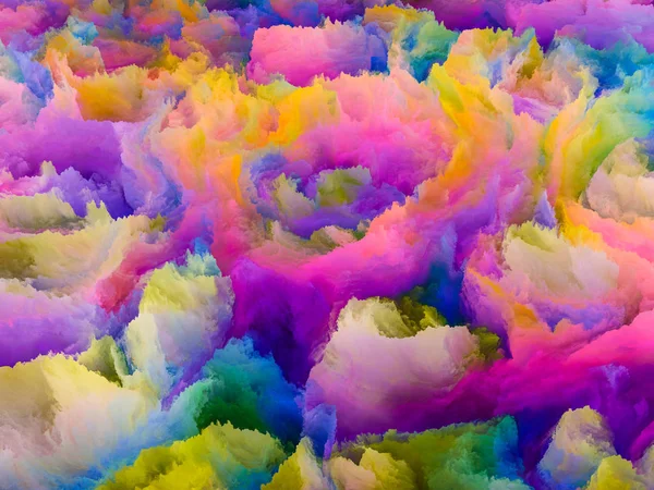 Illustration Colorful Fractal Noise Texture Use Background — Stock Photo, Image