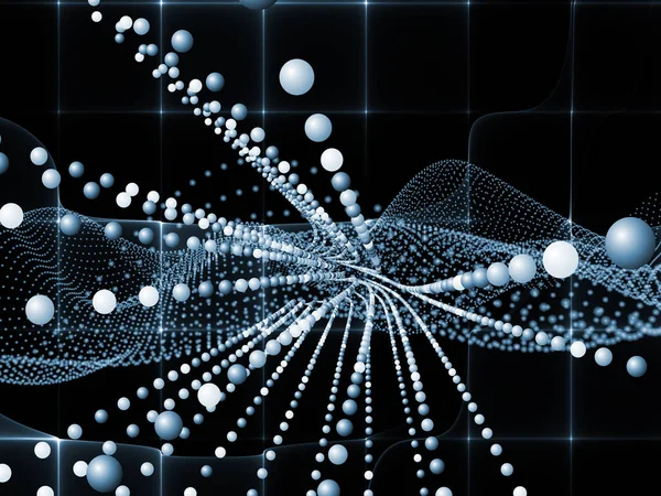 Geometrie Technologie Série Pozadí Návrhu Technologických Fraktální Struktury Téma Vědy — Stock fotografie