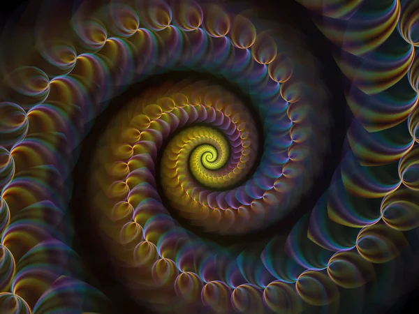 Sarmal geometri serisi. İplik girdap matematik, geometri ve bilim konusunda fraktal unsurların etkileşimi