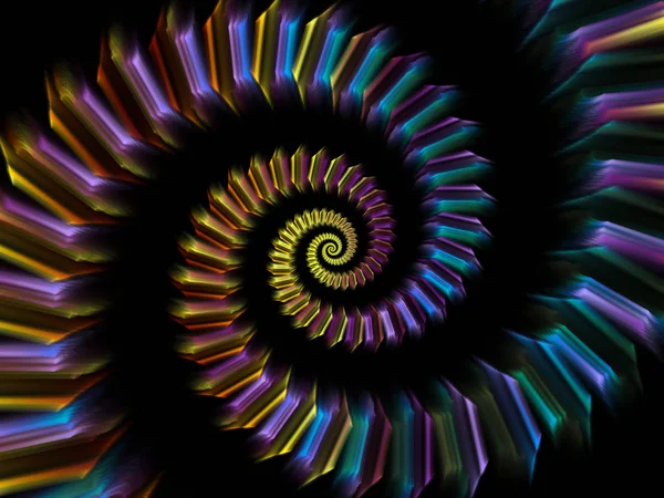 Série Geometria Espiral Projeto Abstrato Feito Vórtice Giratório Elementos Fractais — Fotografia de Stock