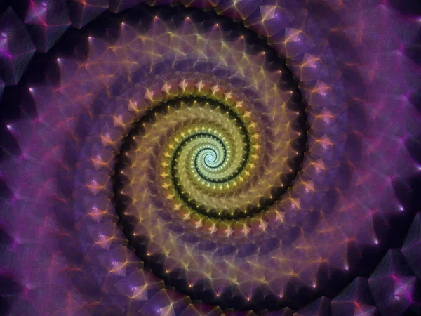 Serie Geometría Espiral Diseño Compuesto Por Vórtice Giratorio Elementos Fractales — Foto de Stock