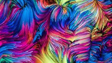 Drama renkler Serisi. Tasarım projeleri için fon olarak hizmet etmek için sanal tuval yapılmış tasarım, yaratıcılık ve hayal gücü ile ilgili