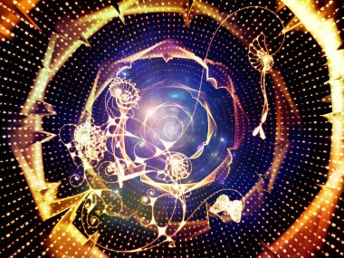 Kuralına göre serisi tasarım. Basamak ve bilim, bilgi teknoloji ve matematik konusunda soyut öğeler