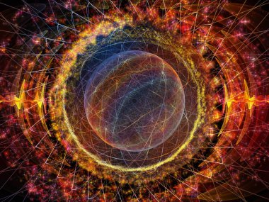 Dalga fonksiyonu serisi. Soyut renkli sinüs titreşimler, ışık ve fraktal öğeleri uygun projeler üzerinde ses ekolayzer, müzik için oluşan spektrum ve kuantum olasılık