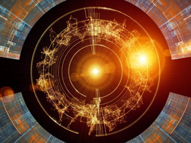 Kuralına göre serisi tasarım. Basamak ve bilim, bilgi teknoloji ve matematik konusunda soyut öğeler arka plan tasarımı