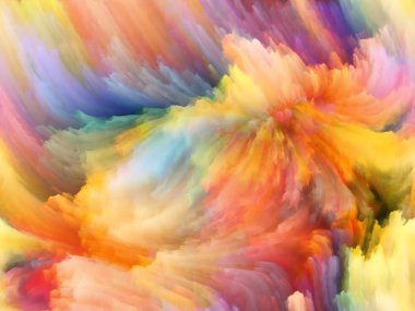 Doku serisi renk. Dijital boya ve fraktal bulutlar dinamik arka planlar ve boyutlu arka planında projelerde için uygun bir zemin olarak kompozisyonu