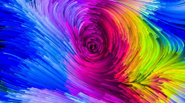 Колір Серії Русі Фон Складається Візерунка Flowing Paint Використання Проектах — стокове фото