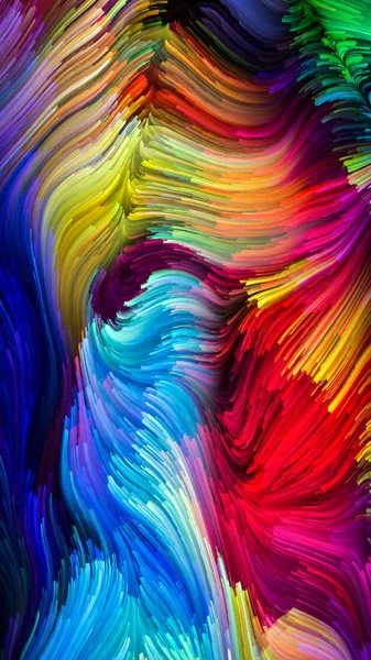 Серия Color Motion Фон Состоит Жидкого Рисунка Краски Использования Проектах — стоковое фото