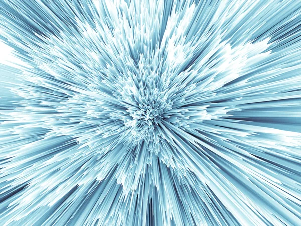 Hellblauer Hintergrund Der Radialen Textur Explosion Für Dynamische Projekte — Stockfoto