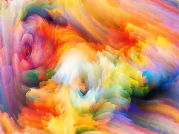 Color Texture Series Design Composed Digital Paint Fractal Clouds Metaphor — Stock Photo, Image