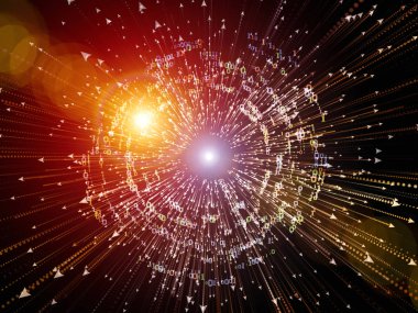 Kuralına göre serisi tasarım. Zemin basamak ve bilim, bilgi teknoloji ve matematik konusunda soyut öğeler