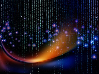 Kuralına göre serisi tasarım. Basamak ve bilim, bilgi teknoloji ve matematik konusunda soyut öğeler