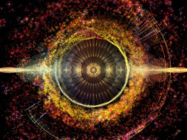 Dalga fonksiyonu serisi. Renkli sinüs titreşimlerin görsel açıdan hoş kompozisyon, ışık ve fraktal elemanları inşaat üstünde ses ekolayzer, için müzik spektrum ve kuantum olasılık