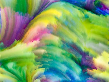 Doku serisi renk. Dinamik arka planlar ve boyutlu arka planında konuda dijital boya ve fraktal bulutlar bileşimi