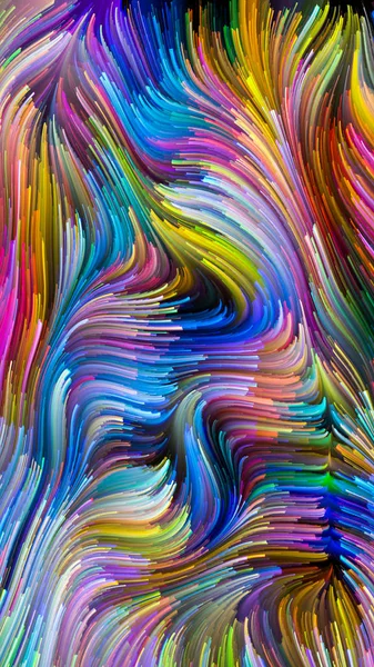 Колір Серії Русі Композиція Рідкого Візерунка Фарби Тему Дизайну Творчості — стокове фото