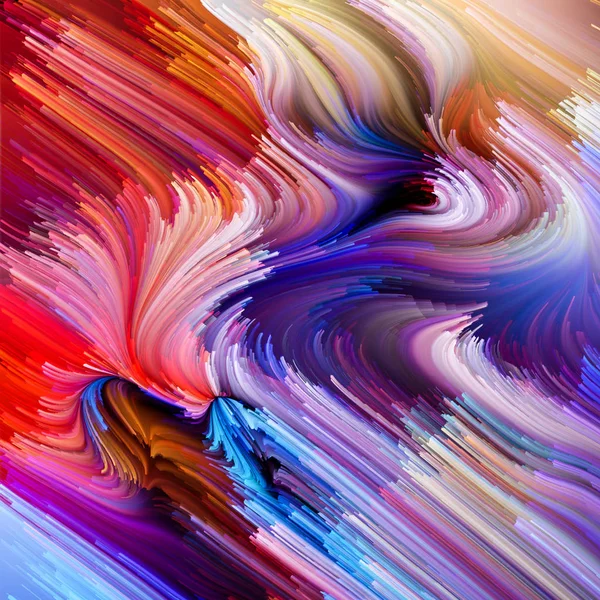 Serie Color Movimiento Disposición Creativa Patrón Pintura Líquida Para Tema — Foto de Stock