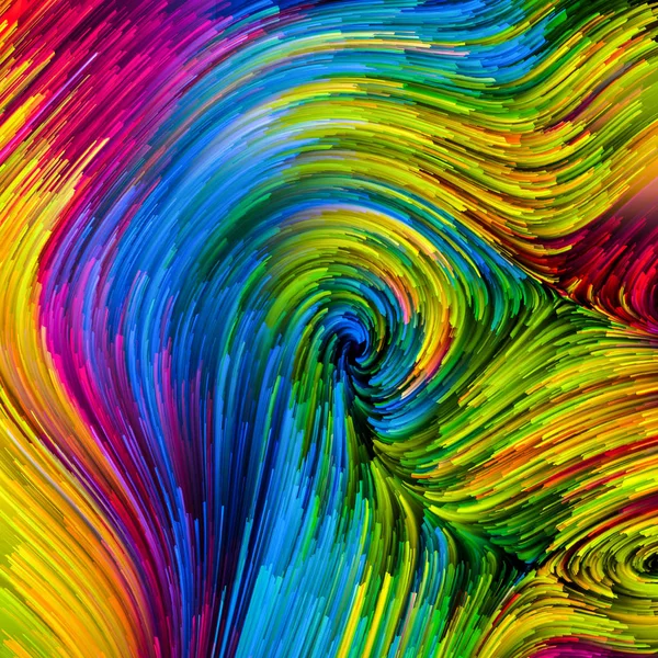 Color Motion Series Composition Liquid Paint Pattern Subject Design Creativity — Stock Photo, Image