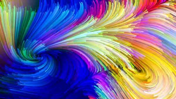 Serie Color Movimiento Diseño Abstracto Hecho Patrón Pintura Flujo Tema —  Fotos de Stock