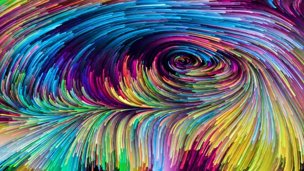 Color Motion Series Visually Attractive Backdrop Made Liquid Paint Pattern — Stock Photo, Image