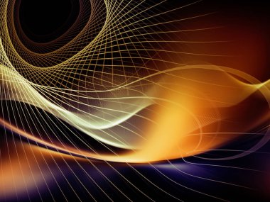 Teknoloji alanı serisi. Dalgalar, Izgaralar ve teknoloji, bilim ve bilgisayar bilgi dünyasına konusu ışıkları