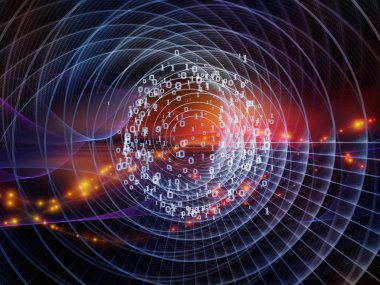 Numara serileri teknoloji. Arka plan tasarımı basamak, Izgaralar ve teknoloji, bilim ve bilgisayar bilgi dünyasına konusu ışıkları