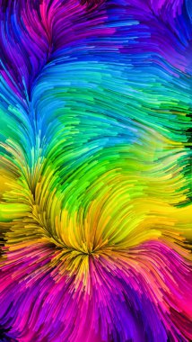 Hareket içinde renk serisi. Sıvı boya desen tasarım, yaratıcılık ve hayal gücü ekranlar ve mobil cihazlar için duvar kağıdı olarak kullanmak için bu konuda etkileşimi