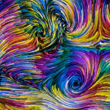 Hareket içinde renk serisi. Arka plan tasarım akan boya desen tasarım, yaratıcılık ve hayal gücü ekranlar ve mobil cihazlar için duvar kağıdı olarak kullanmak için bu konuda