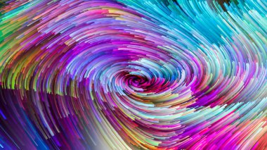 Color In Motion serisi. Tasarım, yaratıcılık ve hayal gücü konularındaki tasarımınızı tamamlamak için ekran ve aygıtlar için duvar kağıdı olarak kullanacağınız sıvı boya kalıbının arkaplanı