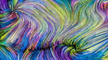 Hareket içinde renk serisi. Sanatsal soyutlama konu tasarım, yaratıcılık ve hayal gücü ekranlar ve mobil cihazlar için duvar kağıdı olarak kullanmak için akan boya izi oluşur