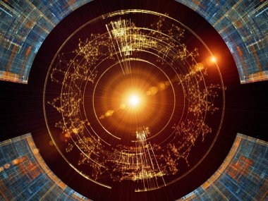 Kuralına göre serisi tasarım. Basamak ve bilim, bilgi teknoloji ve matematik konusunda soyut öğeler arka plan tasarımı