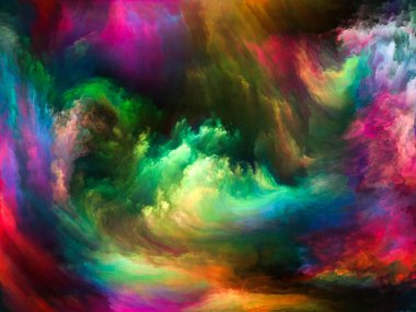 Girdap büküm ve girdap serisi. Görsel olarak çekici zemin renk ve hareket tuval üzerine yapılmış Yassı olup, sanat, yaratıcılık ve hayal gücü düzenler