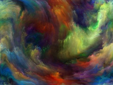 Soyut renk serisi. Arka plan tasarım hareket üzerine yağlıboya sanat, yaratıcılık ve hayal gücü konusunda renkli boya